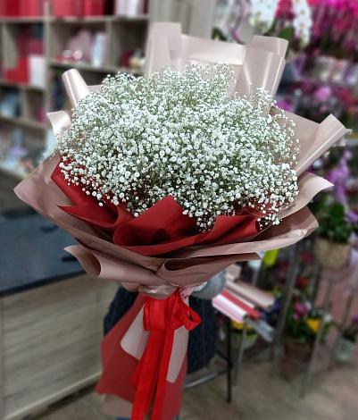Букет цветов из: Гипсофила в Почепе