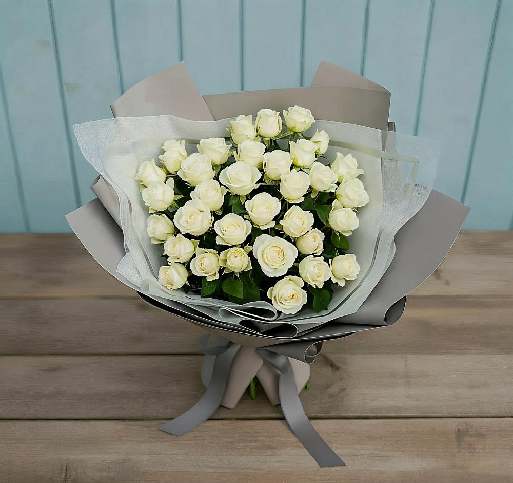 Букет Белоснежная нежность в Почепе