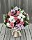 Букет цветов из: Альстромерии, Гвоздики, Розы и Хризантемы в Почепе