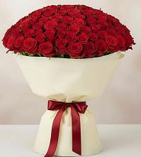 Букет 101 Красная роза Милано в Почепе