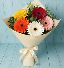 Букет цветов из:  Герберы в Почепе