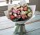 Букет цветов из: Розы, Лизиантусы и Гвоздики в Почепе