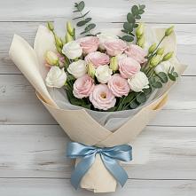 Букет цветов из:  Лизиантусы #REPLACE_PRED# Почепе