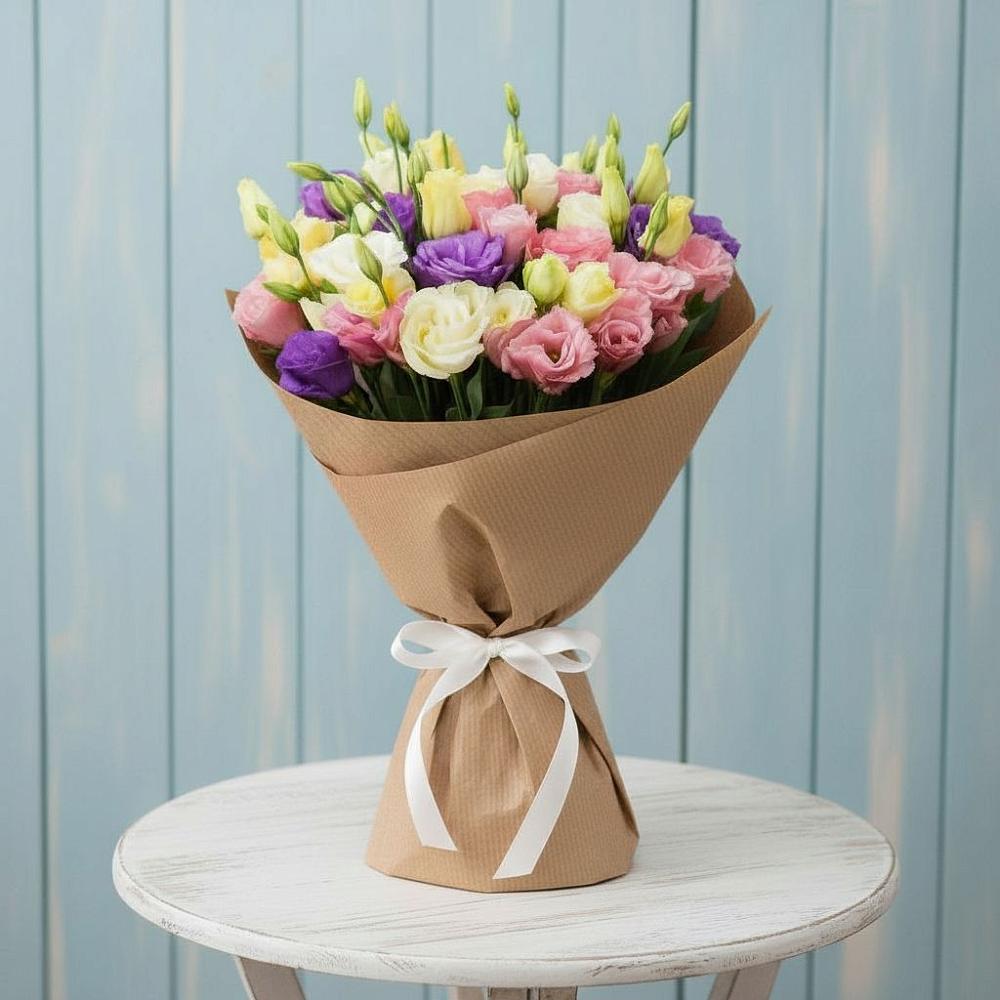 Букет цветов из: Лизиантусы в Почепе