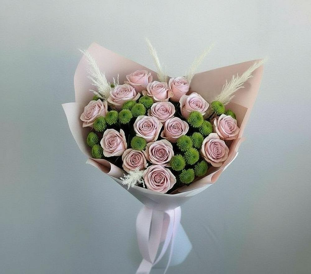 Букет цветов из: Розы и Хризантемы в Почепе