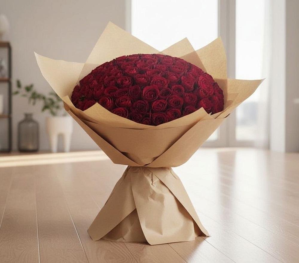 Букет 101 Красная роза в Почепе