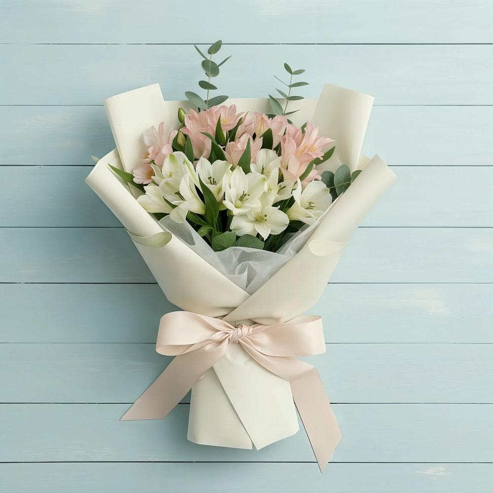 Букет цветов из: Альстромерии в Почепе