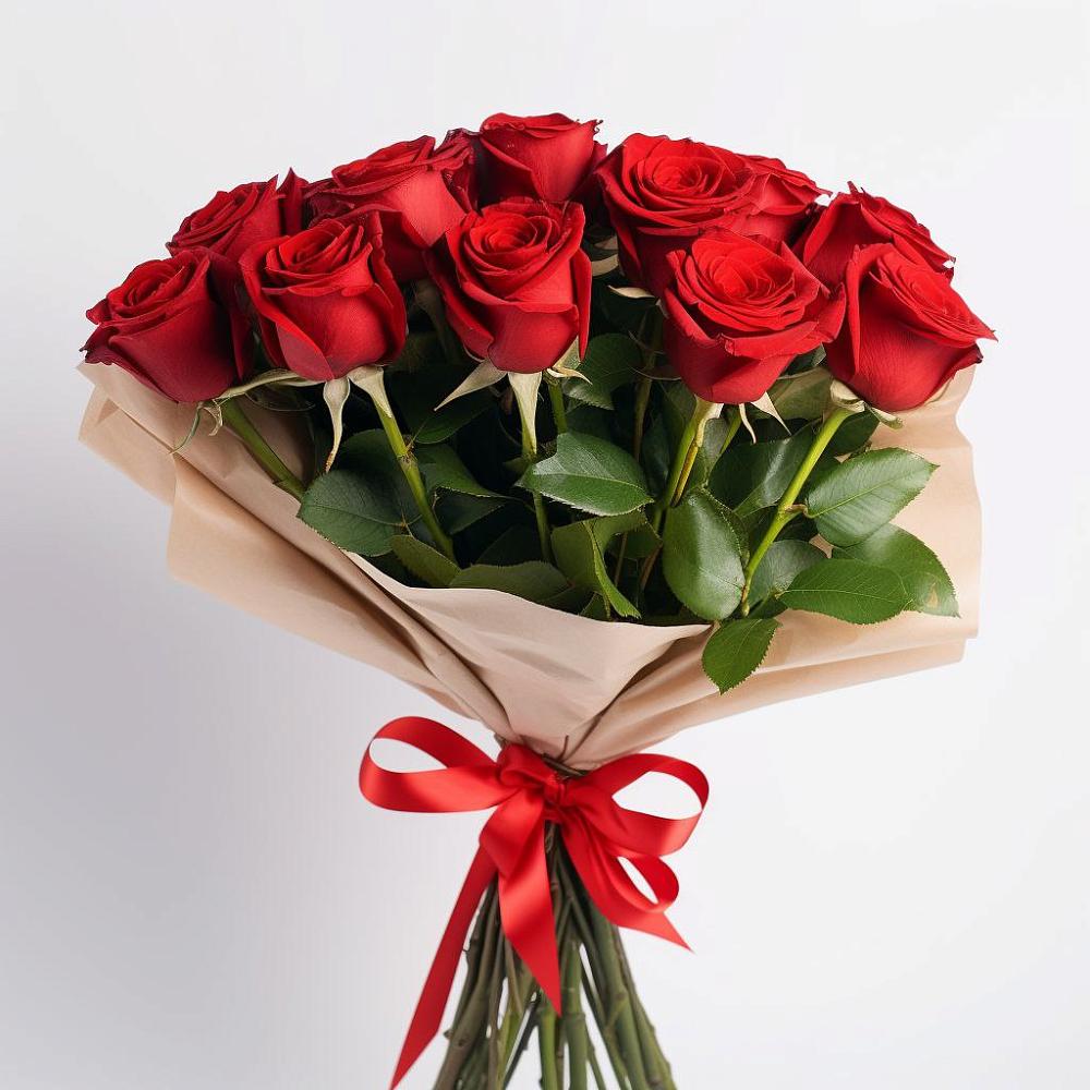 Букет 11 Красных роз Эдлесс Лав в Почепе